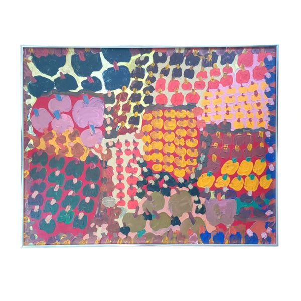 Maximalist Large Vibrant Abstract Painting