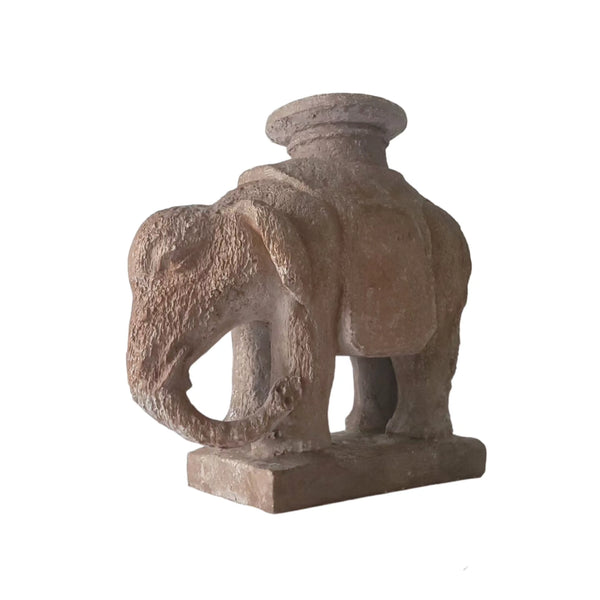 Cast Elephant Plant Stand Side Table