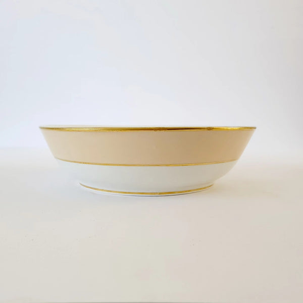 Antique China Elegant Monogrammed Bowl