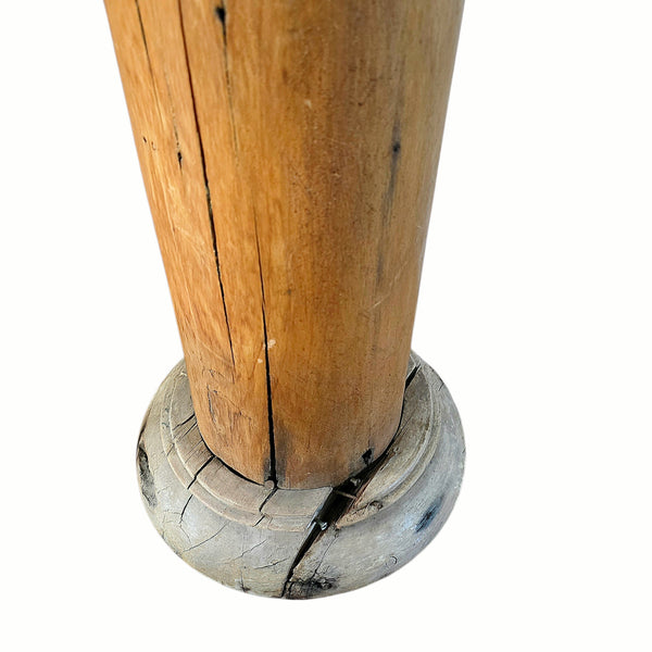 Antique Pine Pedestal Column
