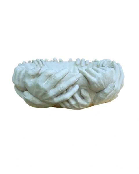 Sculptural 'Hands' Bowl In The Style Of Fornasetti