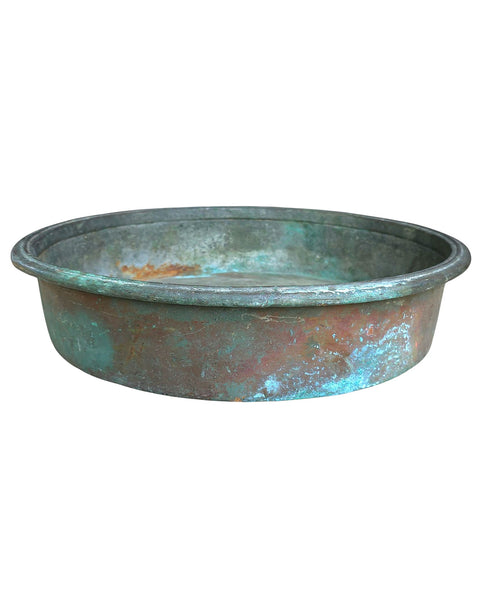 Antique French Large Copper Confiture Pan