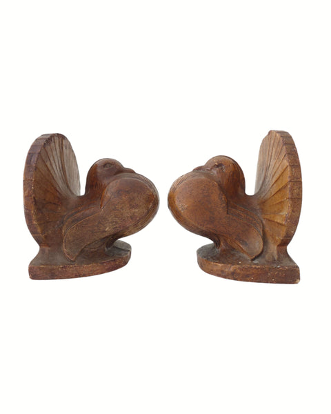 Art Deco Dove Bookends
