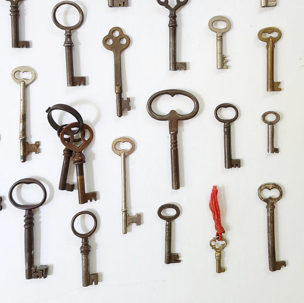 Collection Of 34 Antique Keys