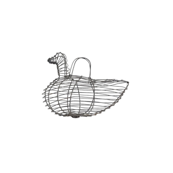 Wire Bird Form Small Egg Basket