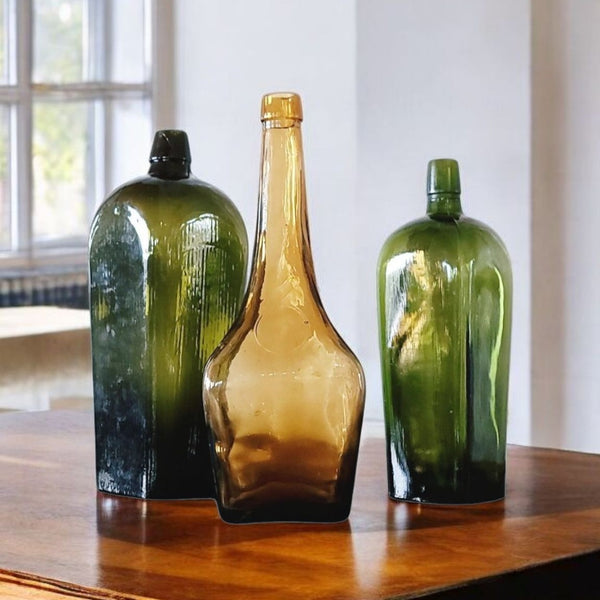 Trio Of Antique Bottles
