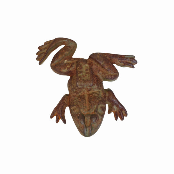 Charming Cast Iron Garden Frog
