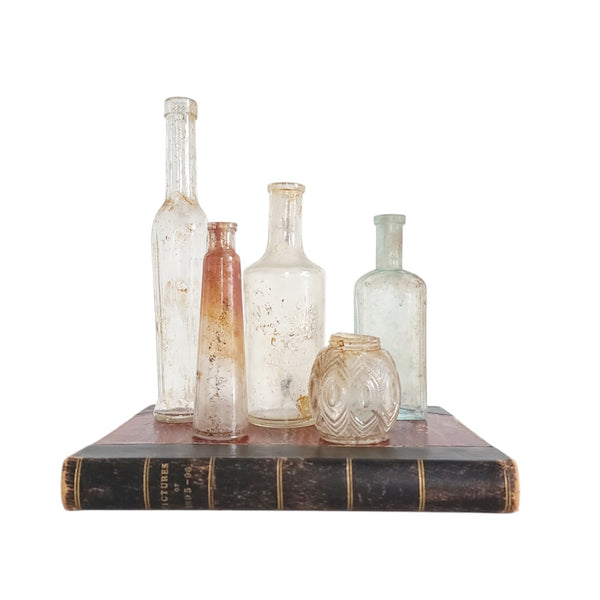 Collection of Five Antique Bottles