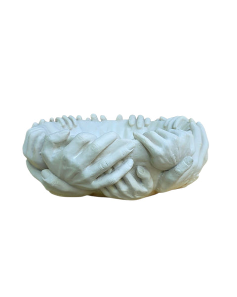 Sculptural 'Hands' Bowl In The Style Of Fornasetti