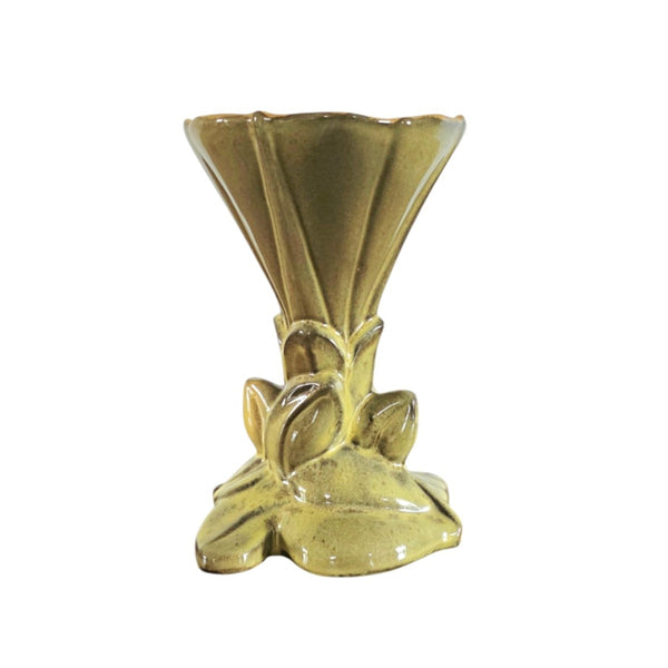 Mid Century Gondor Pottery Trumpet Vase