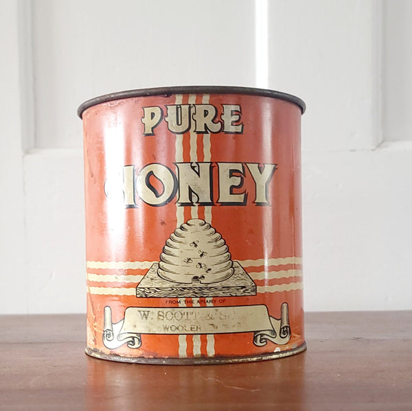 Vintage Honey Bee Tin