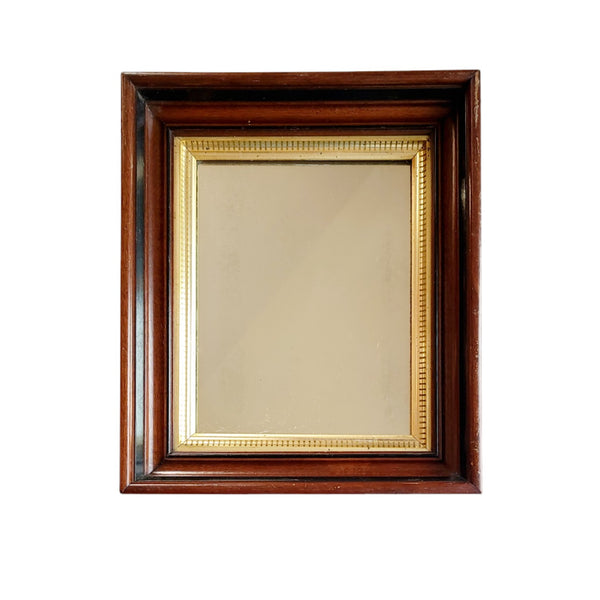 Antique Mahogany Mirror