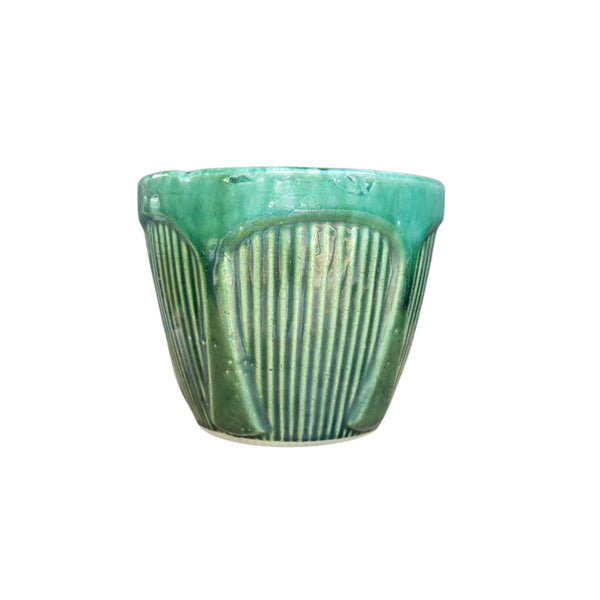RRPCo Vintage Green Plant Flower Pot Planter