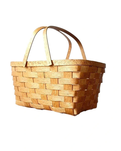 Woven Picnic Gathering Storage Basket