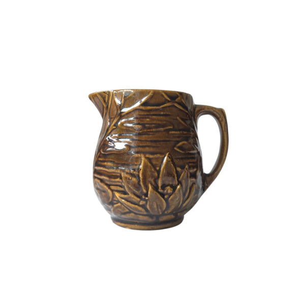McCoy Pitcher With Water Lily Pattern