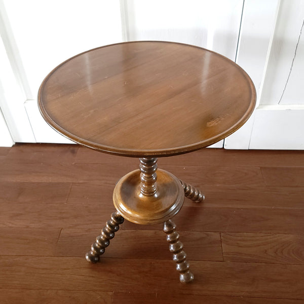 Antique English Bobbin Side Table