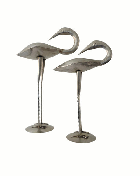 Metal Stork Pair