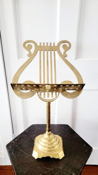 Brass Tabletop Music Book Stand