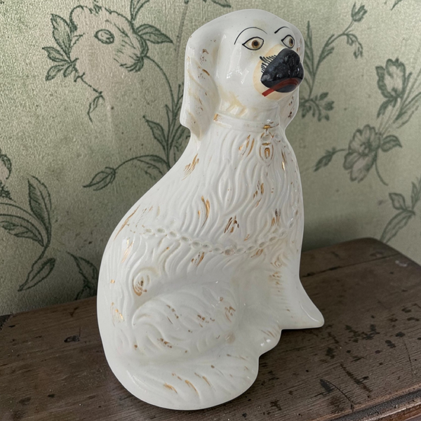Tall Antique Staffordshire Dog