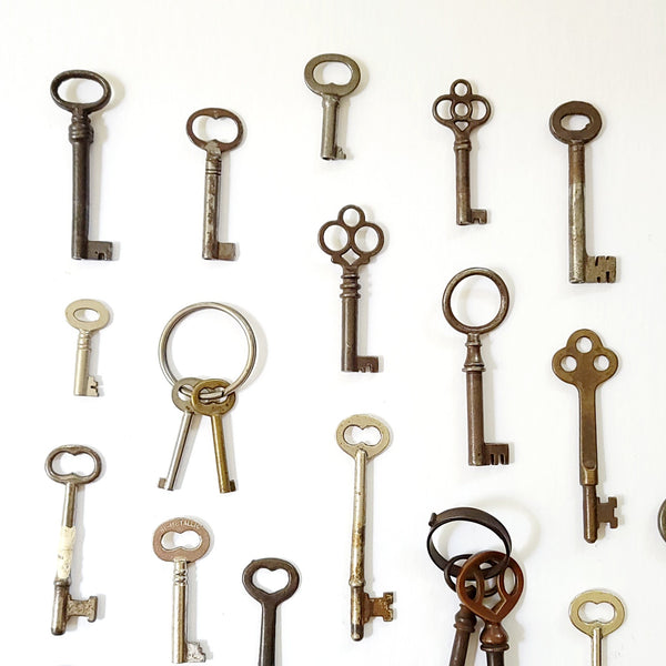 Collection Of 34 Antique Keys