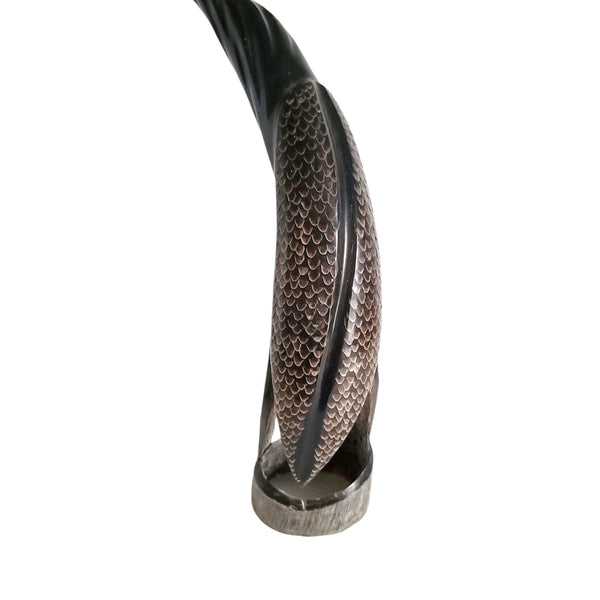 Vintage Carved Horn Bird