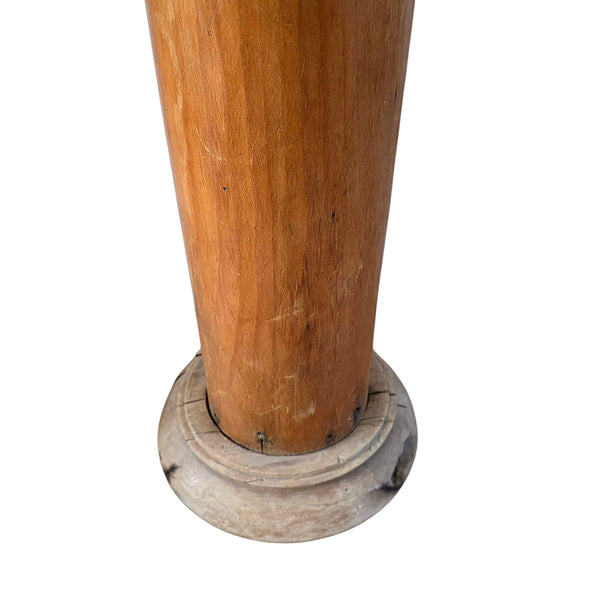 Antique Pine Pedestal Column