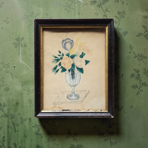 Still Life Antique Floral Watercolour Theorem