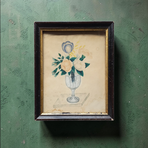 Still Life Antique Floral Watercolour Theorem
