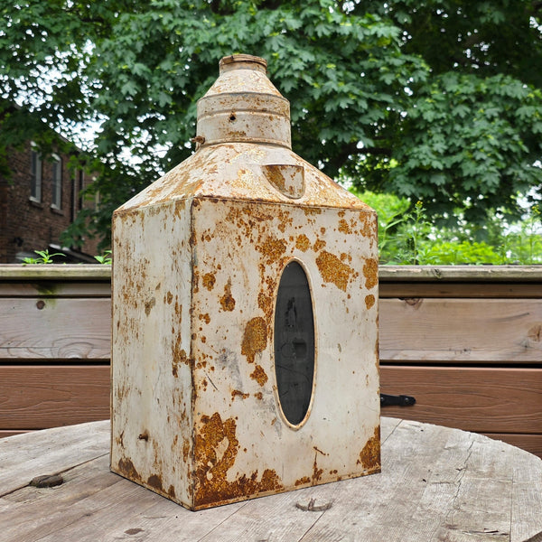 Primitive Metal Candle Lantern