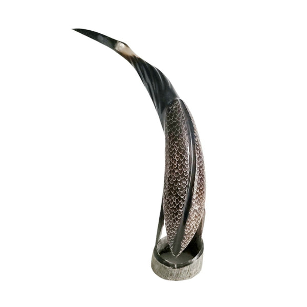 Vintage Carved Horn Bird