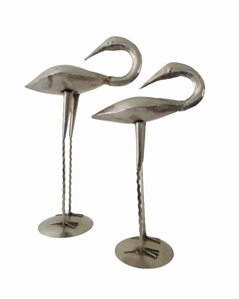 Metal Stork Pair