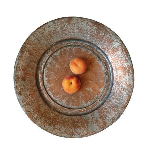 Tinned Copper Large Centrepiece Tray