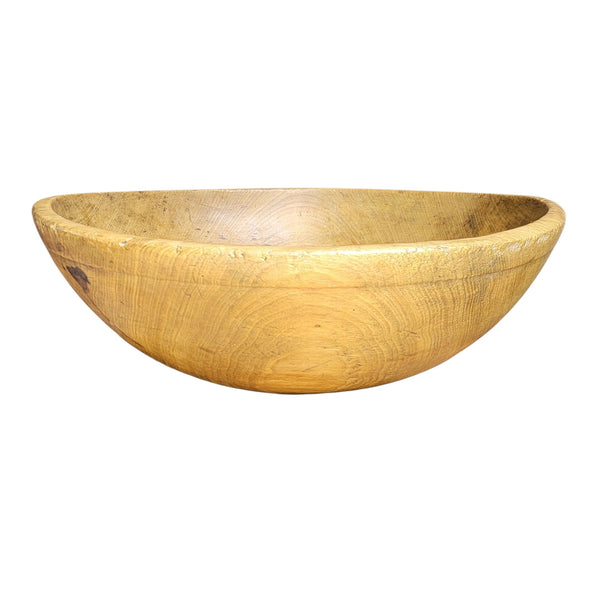 Beautiful Large Antique Quebec Butter Bowl