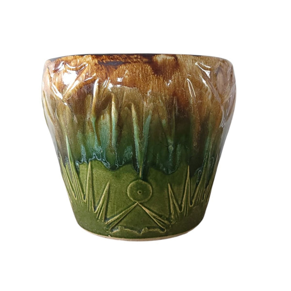Four RRPCo Sun & Moon Flower Plant Pots