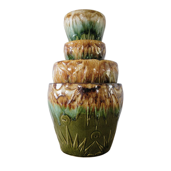 Four RRPCo Sun & Moon Flower Plant Pots