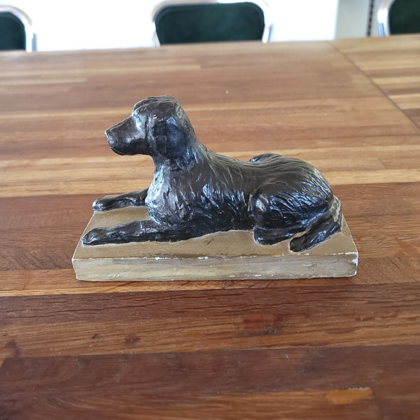 Cast Composite Plaster Setter Dog