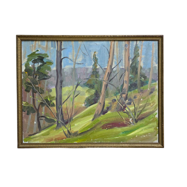 Vintage Moody Landscape Painting