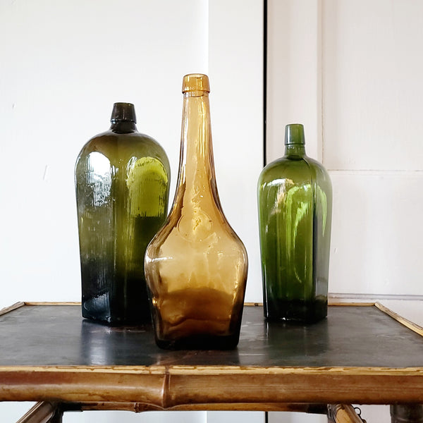 Trio Of Antique Bottles