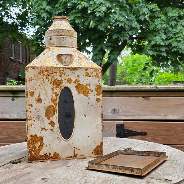 Primitive Metal Candle Lantern