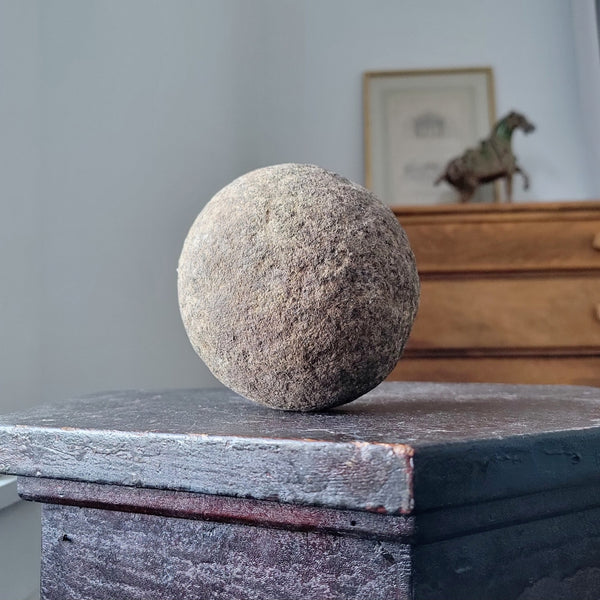 Antique Small Stone Cannonball