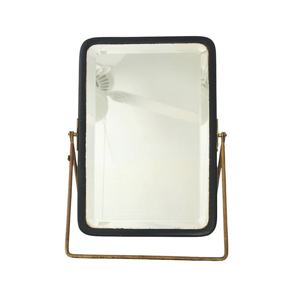 Antique Circa 1880's French Table Top Campaighn Mirror