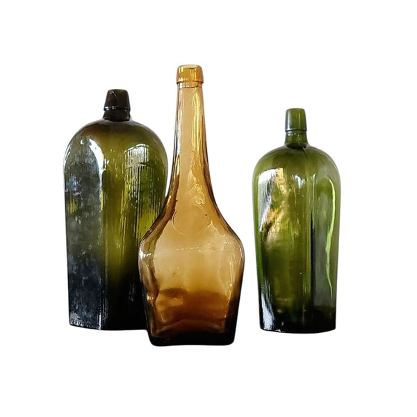 Trio Of Antique Bottles
