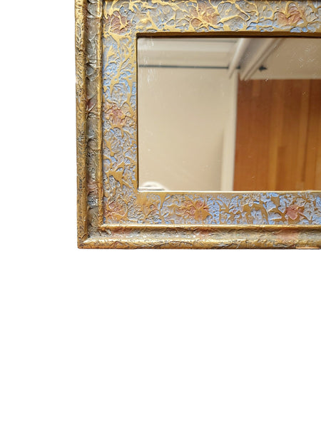 Antique Mirror In Mixed Metals Gilt