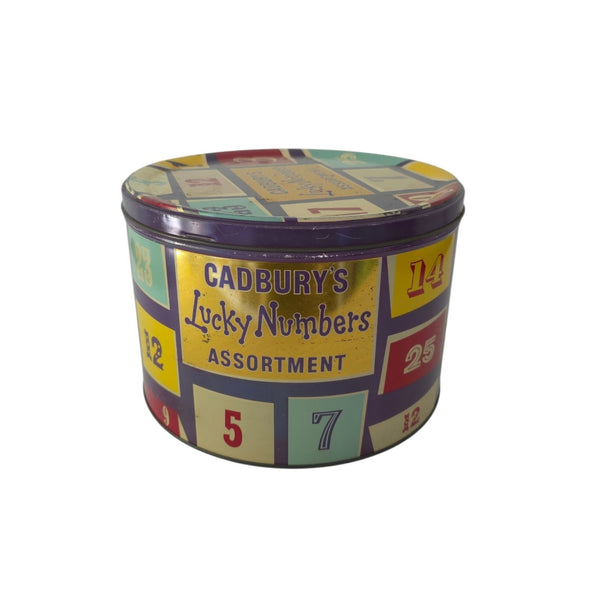 Circa 1950's Cadbury's Lucky Nubers Assortment Tin