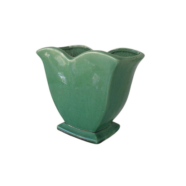 McCoy Green Tulip Vase
