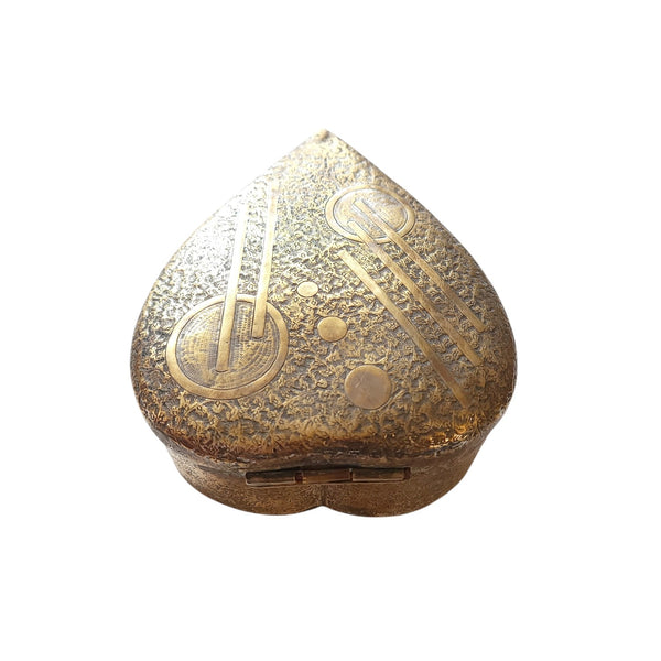 Antique Betal Leaf Shaped Pandan Box