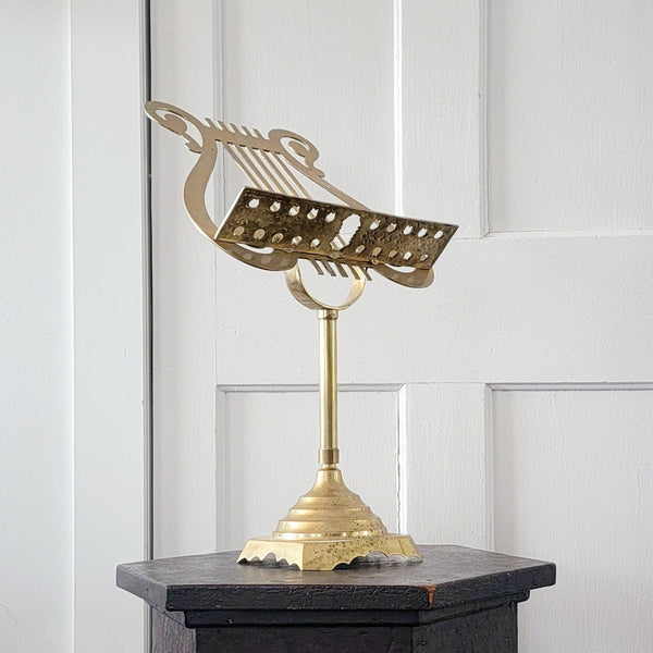 Brass Tabletop Music Book Stand