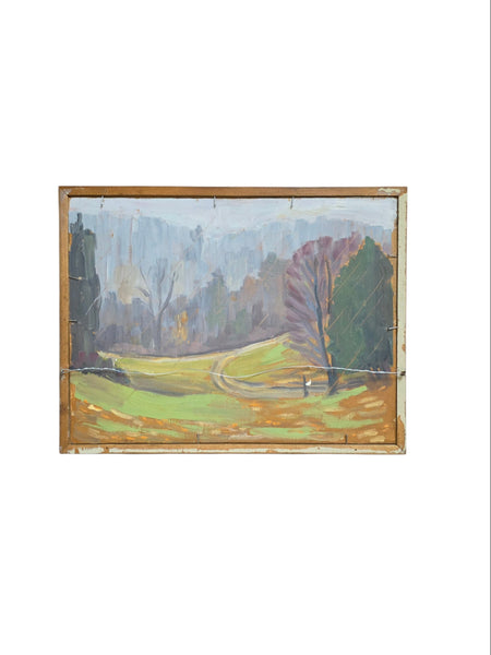Vintage Moody Landscape Painting