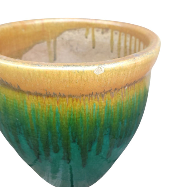Drip Glaze Garden Flower Planter Jardiniere