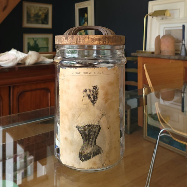 Apothecary Notions Jar J.Rotherham & Co